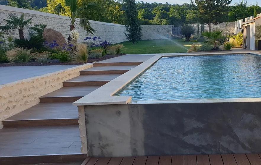 plage de piscine